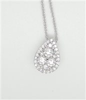 Collana Giorgio Visconti Donna in Oro bianco Diamante 0.26 Ct GBX35199 - GBX35199